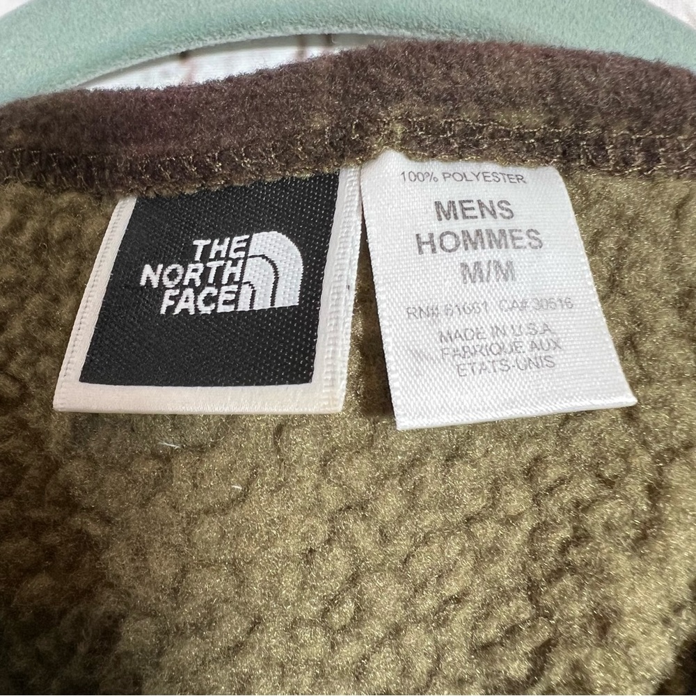 Vintage AUTHENTIC The North Face Plaid Fleece Vest EUC Like New Size Medium - Picture 7 of 12